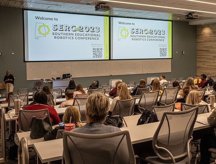 Attendees at opening session at SERC 2023